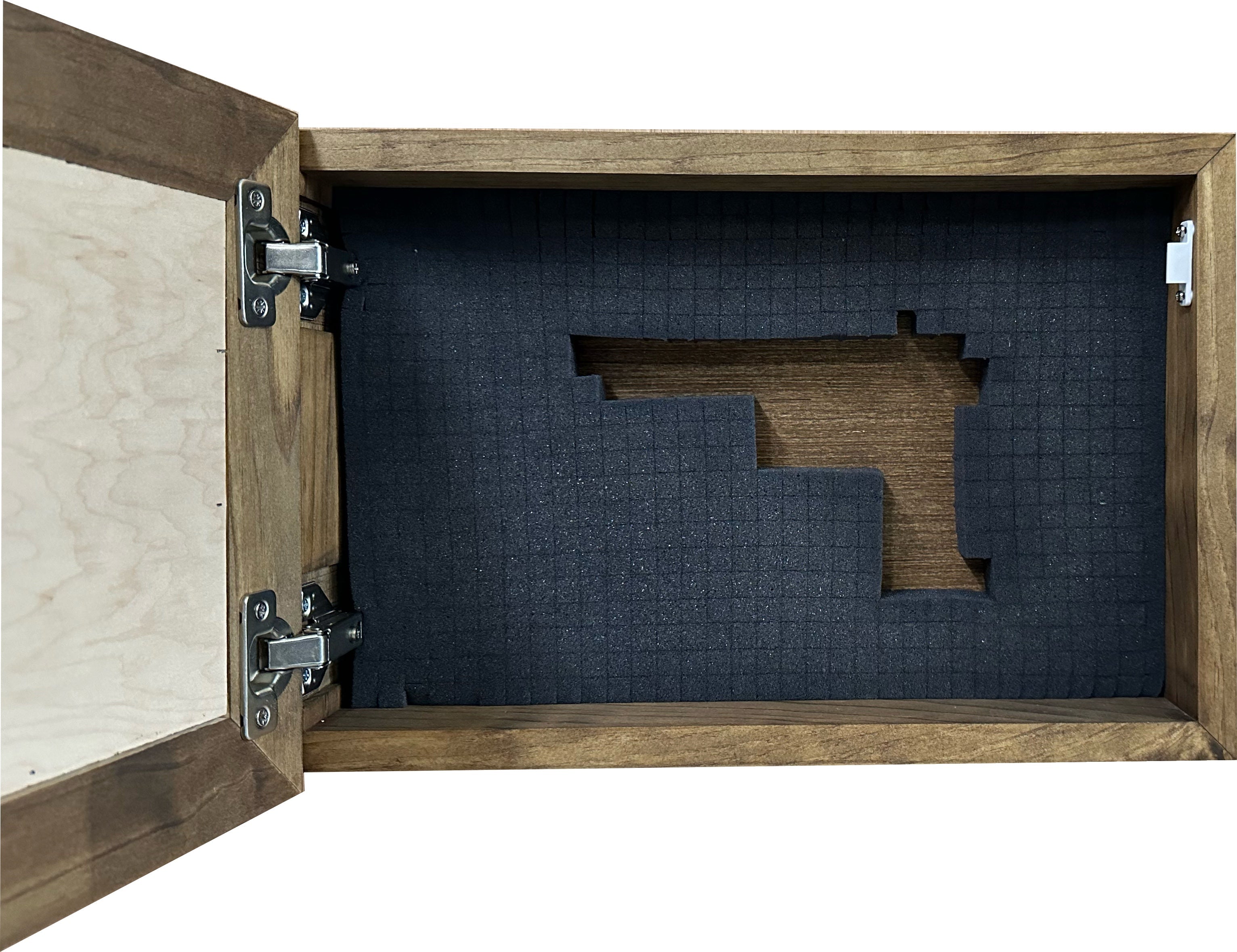 We The People Constitution Gun Concealment Furniture - Handcrafted Hidden Gun Storage Wall Decor - Hidden Safe Furniture with Magnetic Lock for Quick Access & Storage - Made in USA