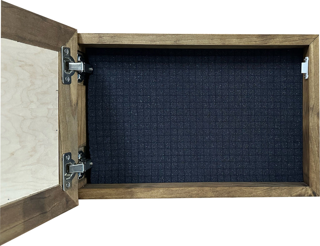 We The People Constitution Gun Concealment Furniture - Handcrafted Hidden Gun Storage Wall Decor - Hidden Safe Furniture with Magnetic Lock for Quick Access & Storage - Made in USA