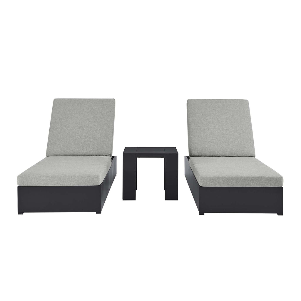 Tahoe 3-Piece Outdoor Patio Chaise Lounge Set
