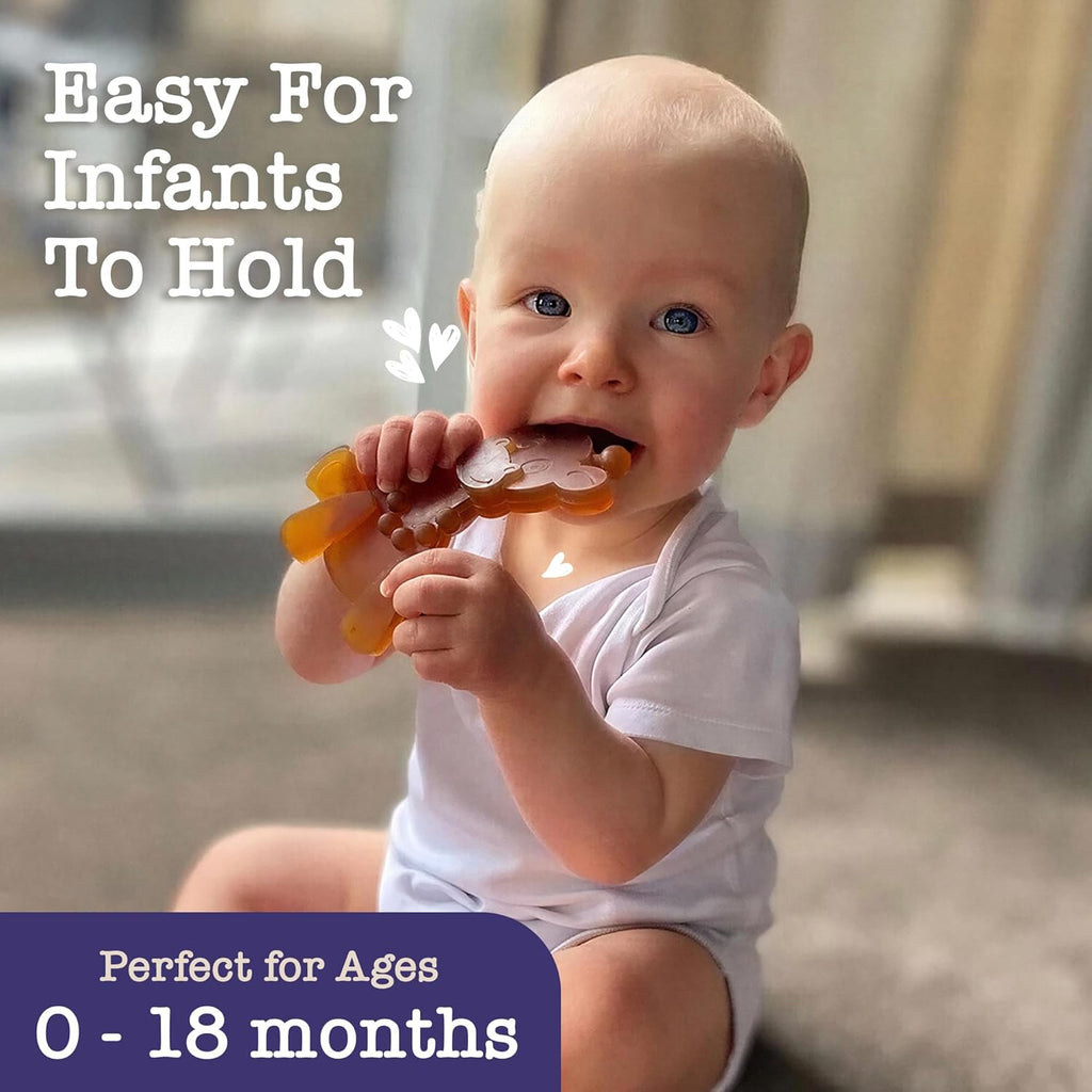 The Little Bamber - Natural Rubber & Baltic Amber Teething Toy