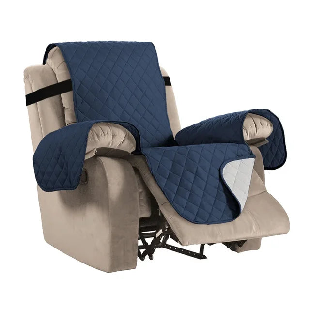 Waterproof Recliner Cover Snap Fixed Pet Dog Kids Sofa Mat Couch Slipcovers