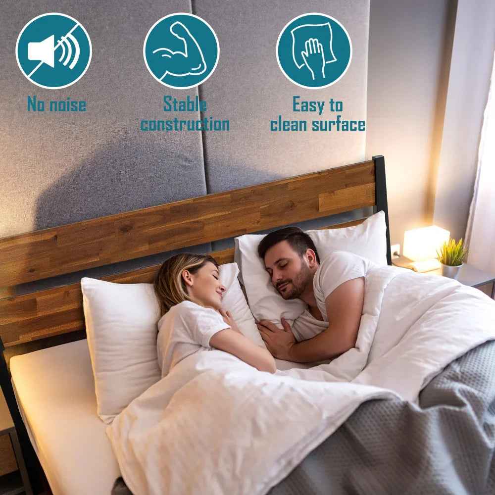 Callisto Solid Wood Bed Frame