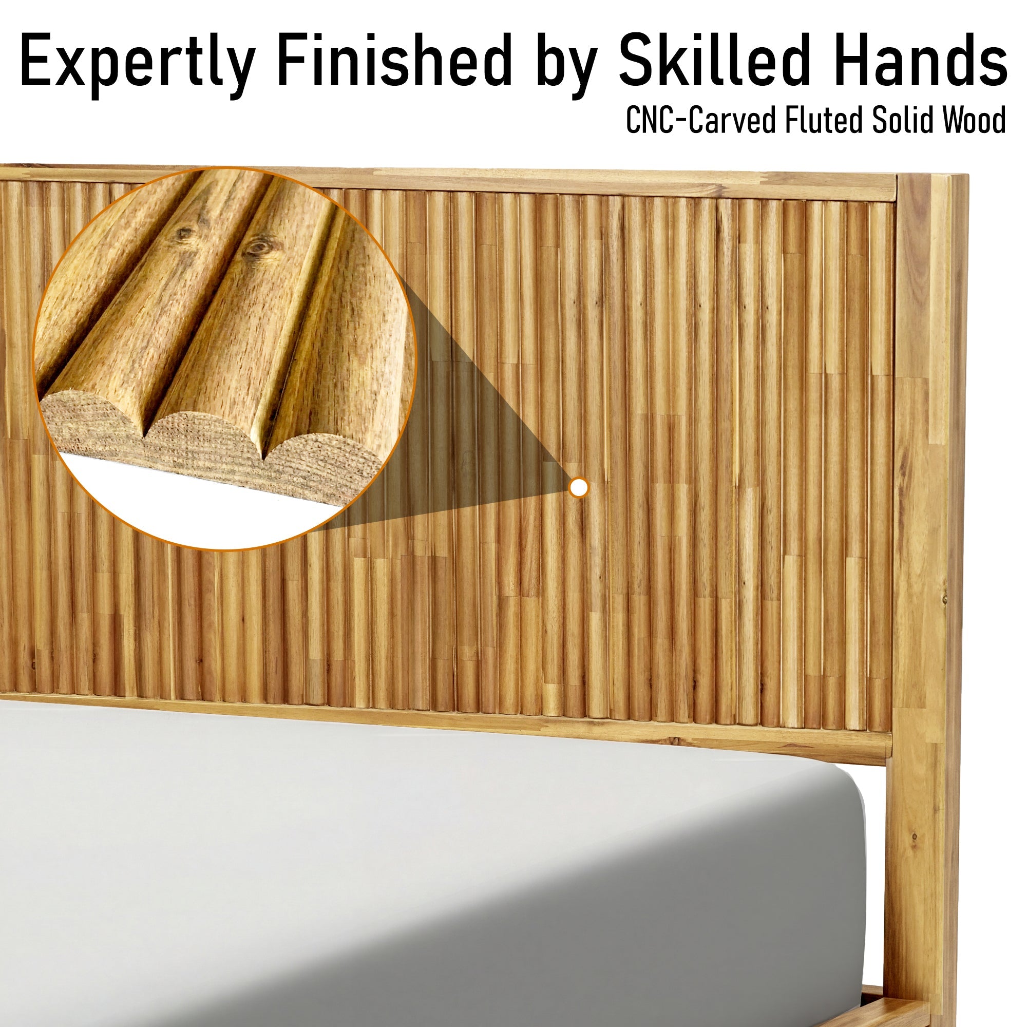 Bosk Solid Wood Bed Frame