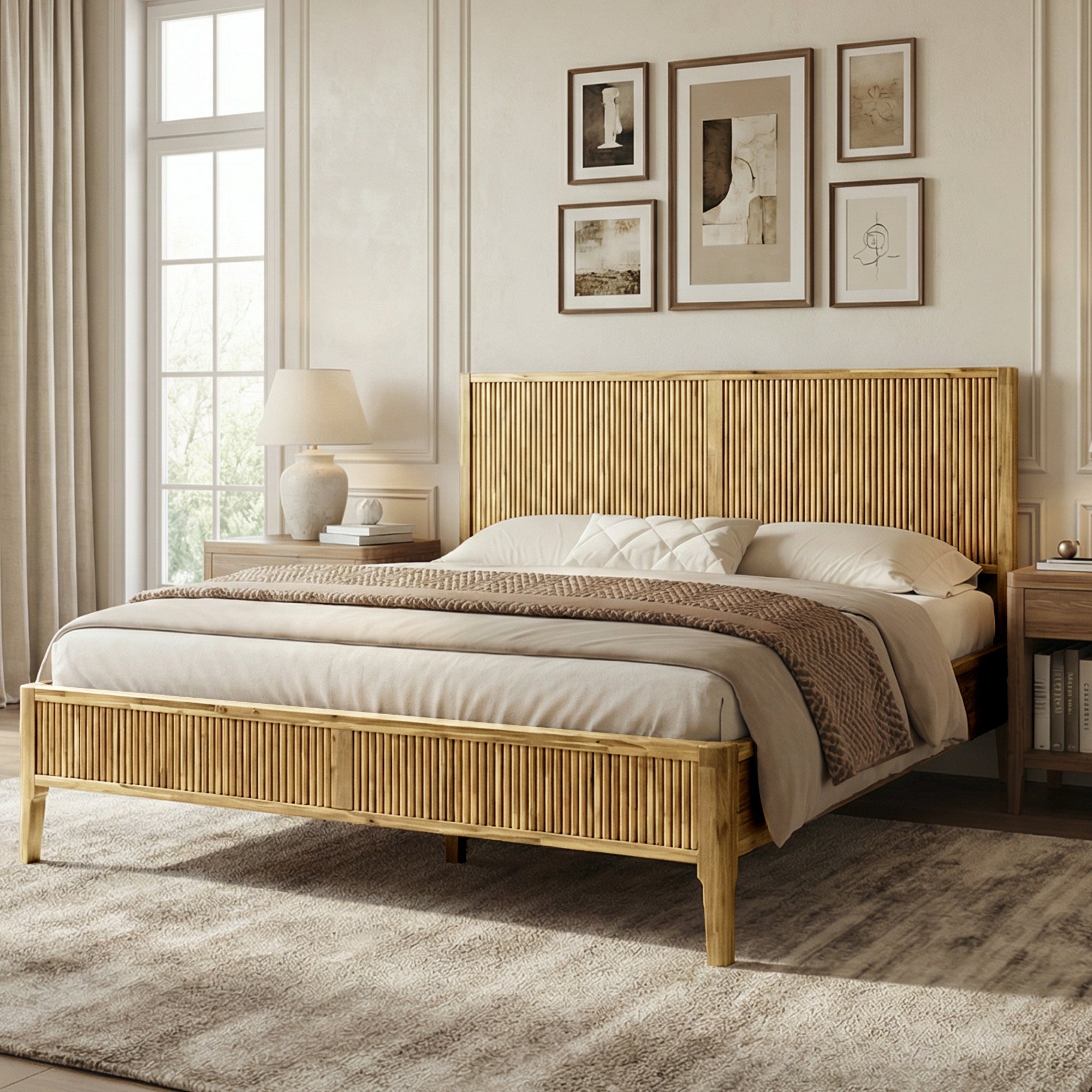 Bosk Solid Wood Bed Frame