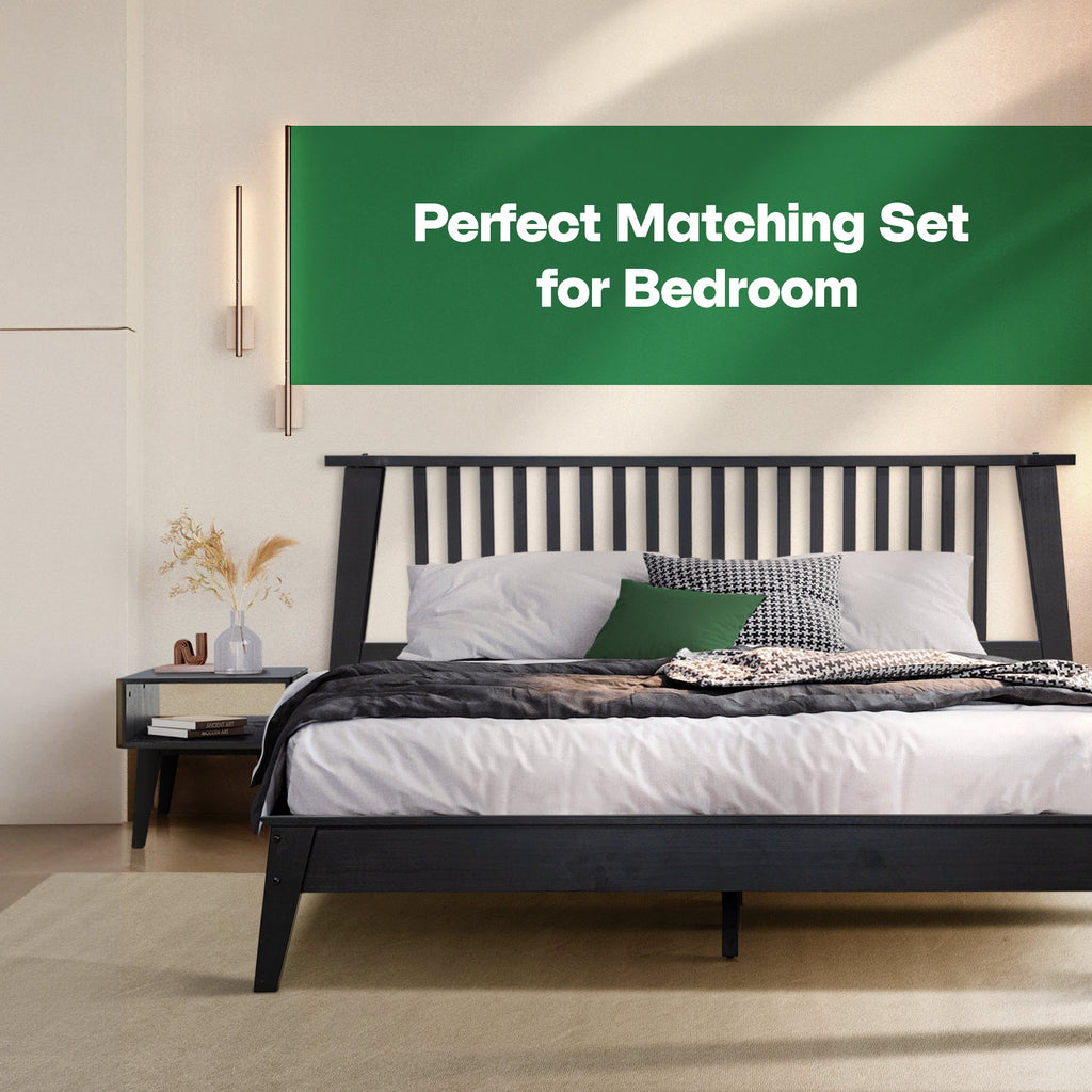 Kaylin Solid Wood Bed Frame