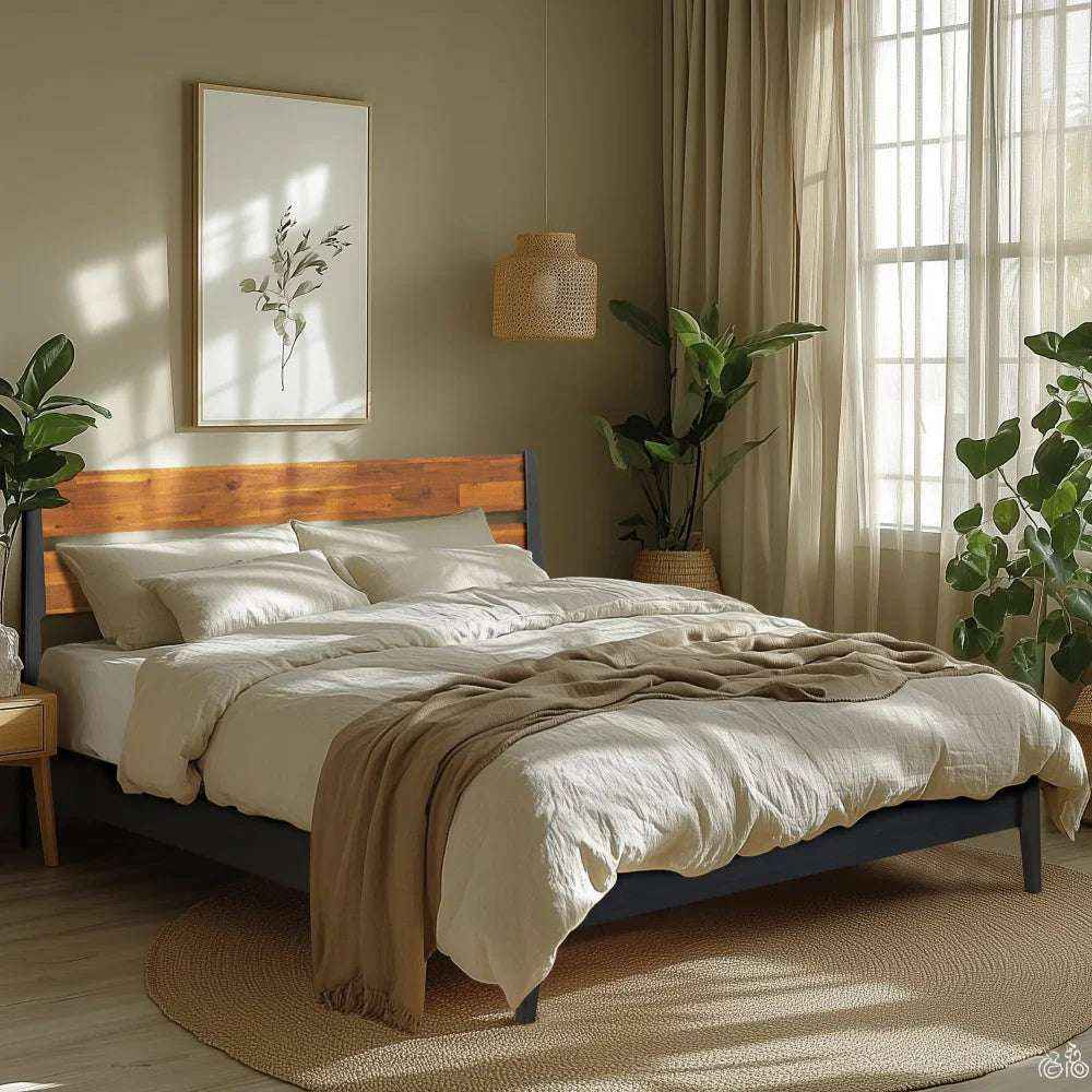 Callisto Solid Wood Bed Frame