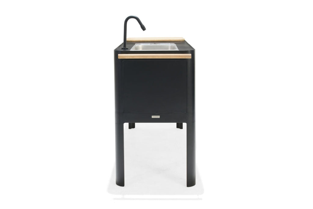 Portals Dark Outdoor Kitchen