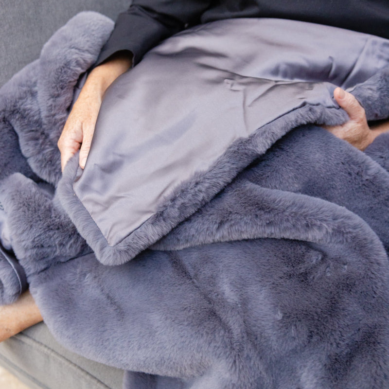 Luxury Indoor Large Blanket with Waterproof Backing | Pretty Rugged