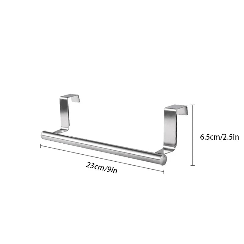 Stainless Steel Towel Rack | Kitchen and Bathroom Under Sink Organizer