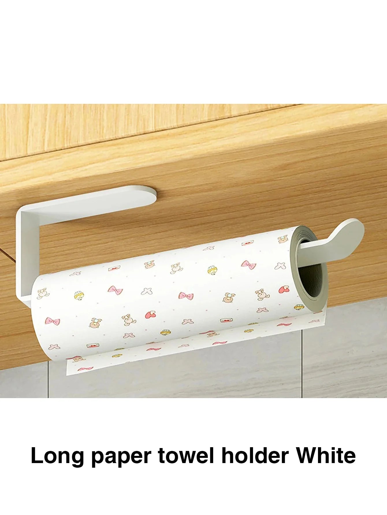 Adhesive Kitchen Paper Towel Holder – Tissue Hanger & Napkin Rack