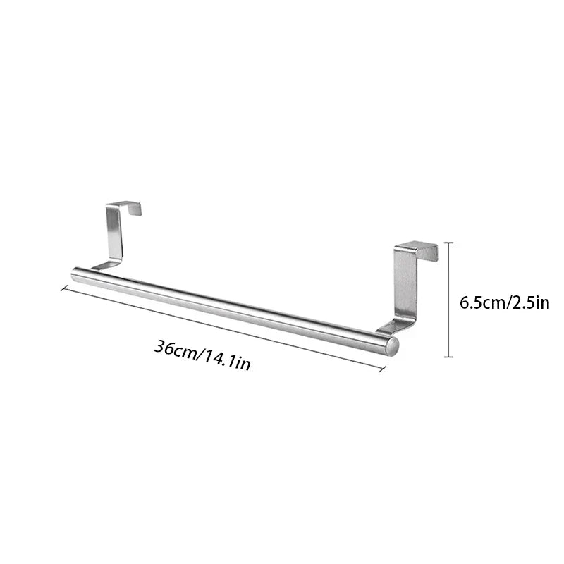 Stainless Steel Towel Rack | Kitchen and Bathroom Under Sink Organizer