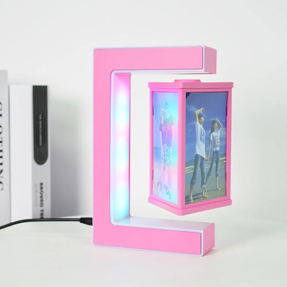 Magnetic Levitation Photo Frame for Hanging Photos Creative Birthday Gift Home Decoration Item Decorative Craftwork