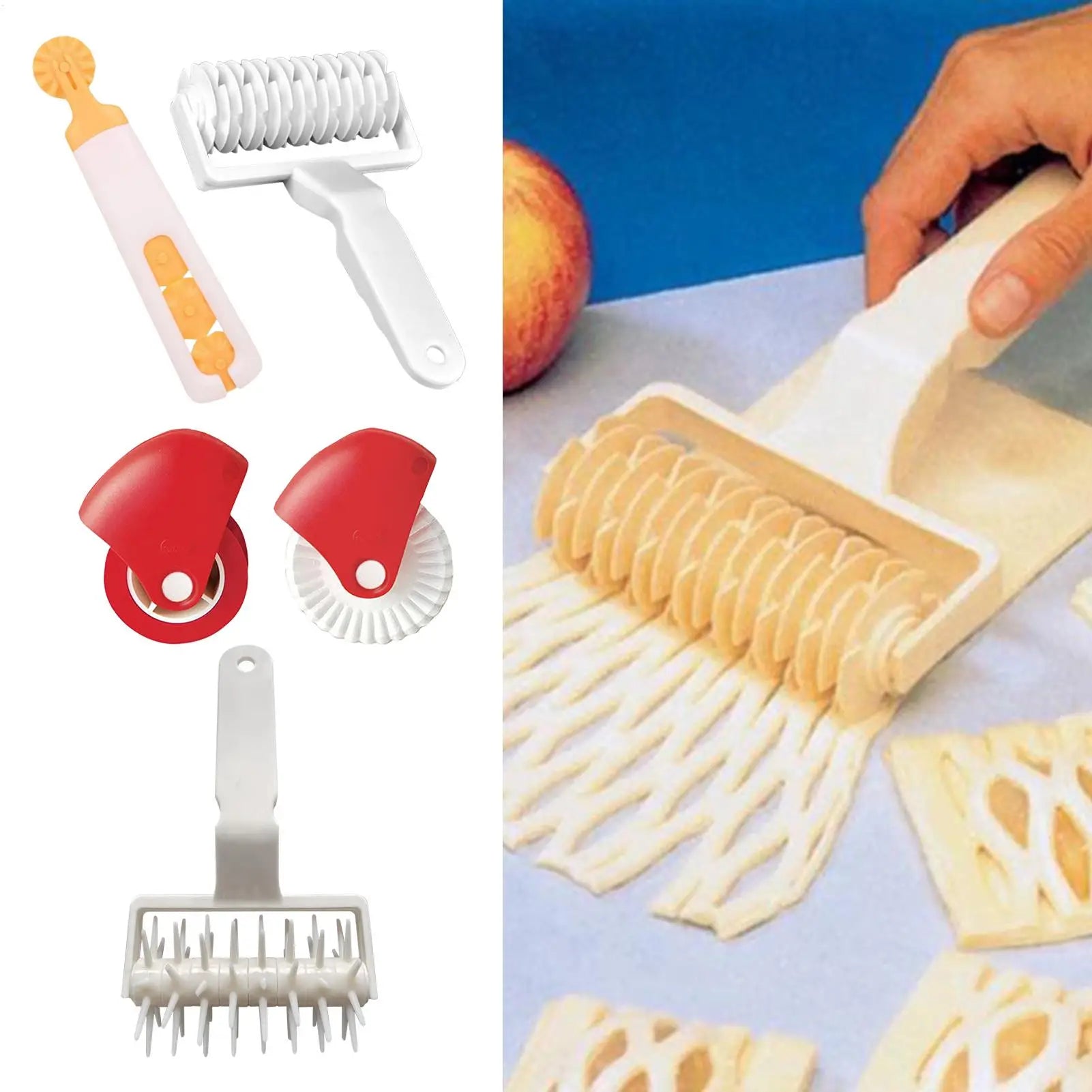 Compact Pizza Cutter Wheel | Versatile Kitchen Slicer for Pizza, Pastry, and Cakes