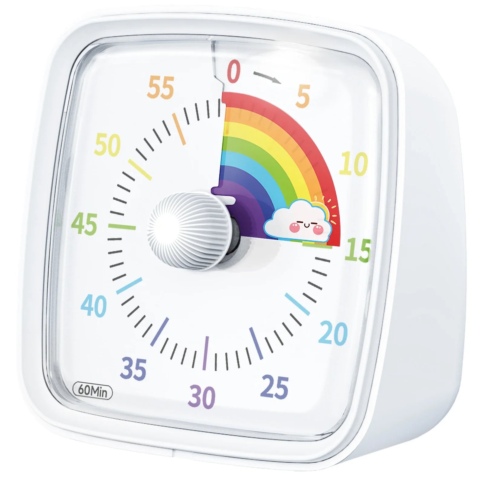 Children's Night Light Visible Learning Timer, 60-minute Countdown Kitchen Accessory Digital Timer for Home and School Supplies