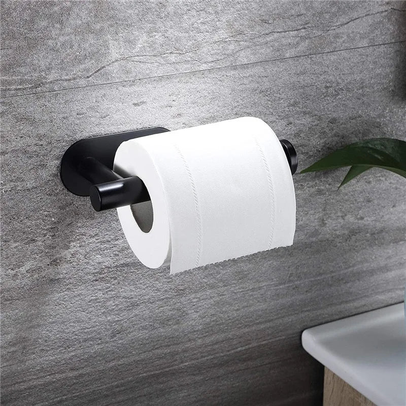 Adhesive Kitchen Paper Towel Holder – Tissue Hanger & Napkin Rack