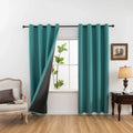 1panel Solid 100% Blackout Curtains with Grommets, Total Privacy Drapes for Bedroom, Living Room, Home Decor,Lightweight Curtain