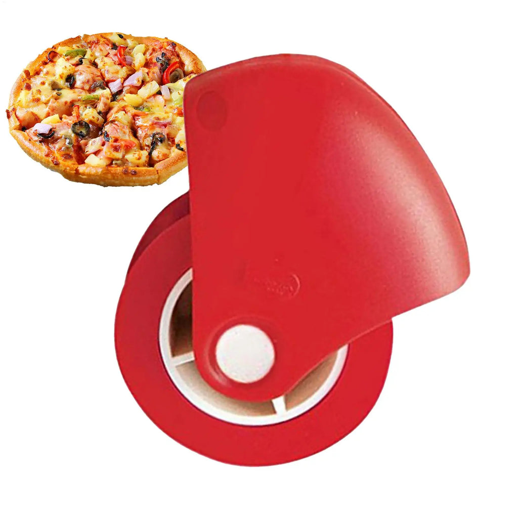 Compact Pizza Cutter Wheel | Versatile Kitchen Slicer for Pizza, Pastry, and Cakes