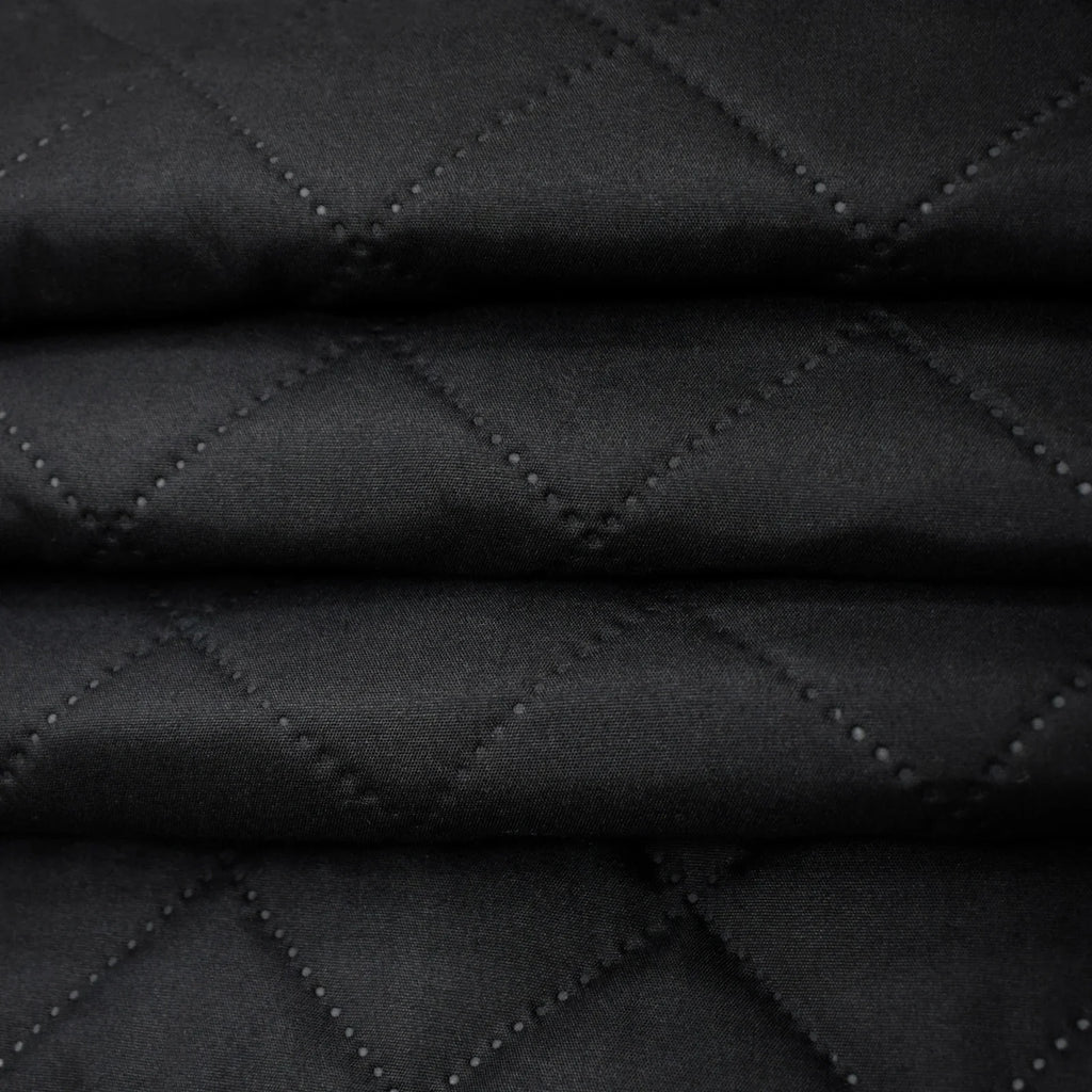 Quilted 100% Blackout Curtains for Living Room Heavy Duty Window Drapes Bedroom Winter Thick Thermal Curtains Eyelets Ready Made
