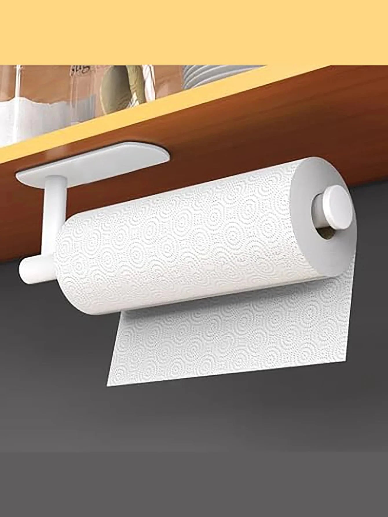 Adhesive Kitchen Paper Towel Holder – Tissue Hanger & Napkin Rack