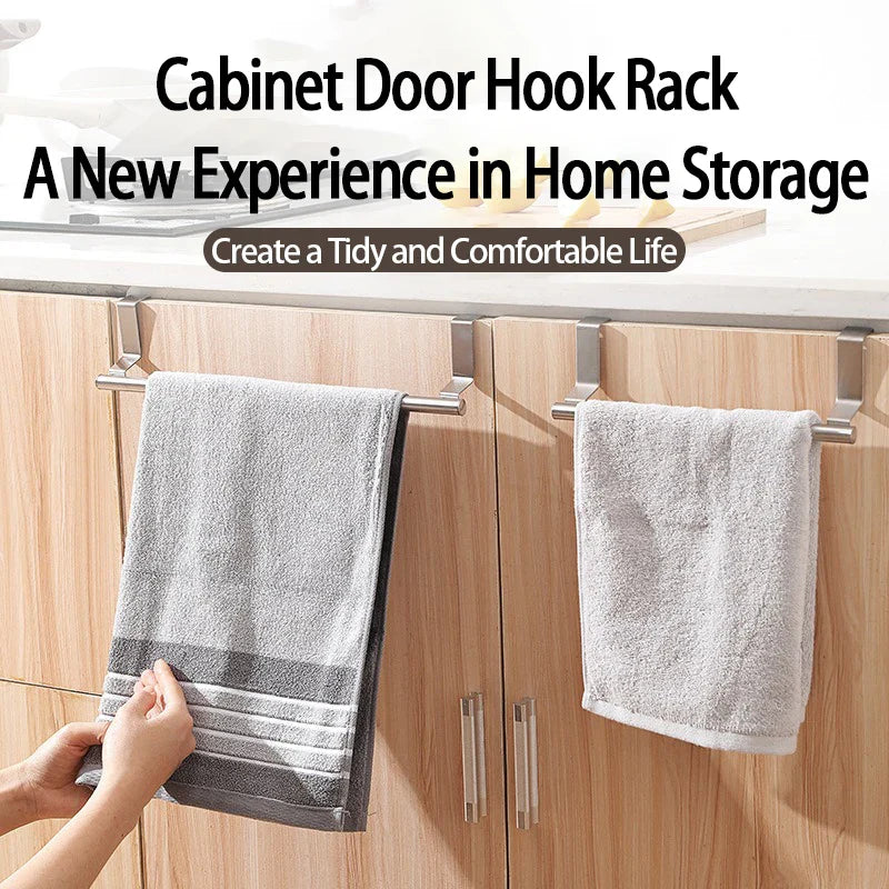 Stainless Steel Towel Rack | Kitchen and Bathroom Under Sink Organizer