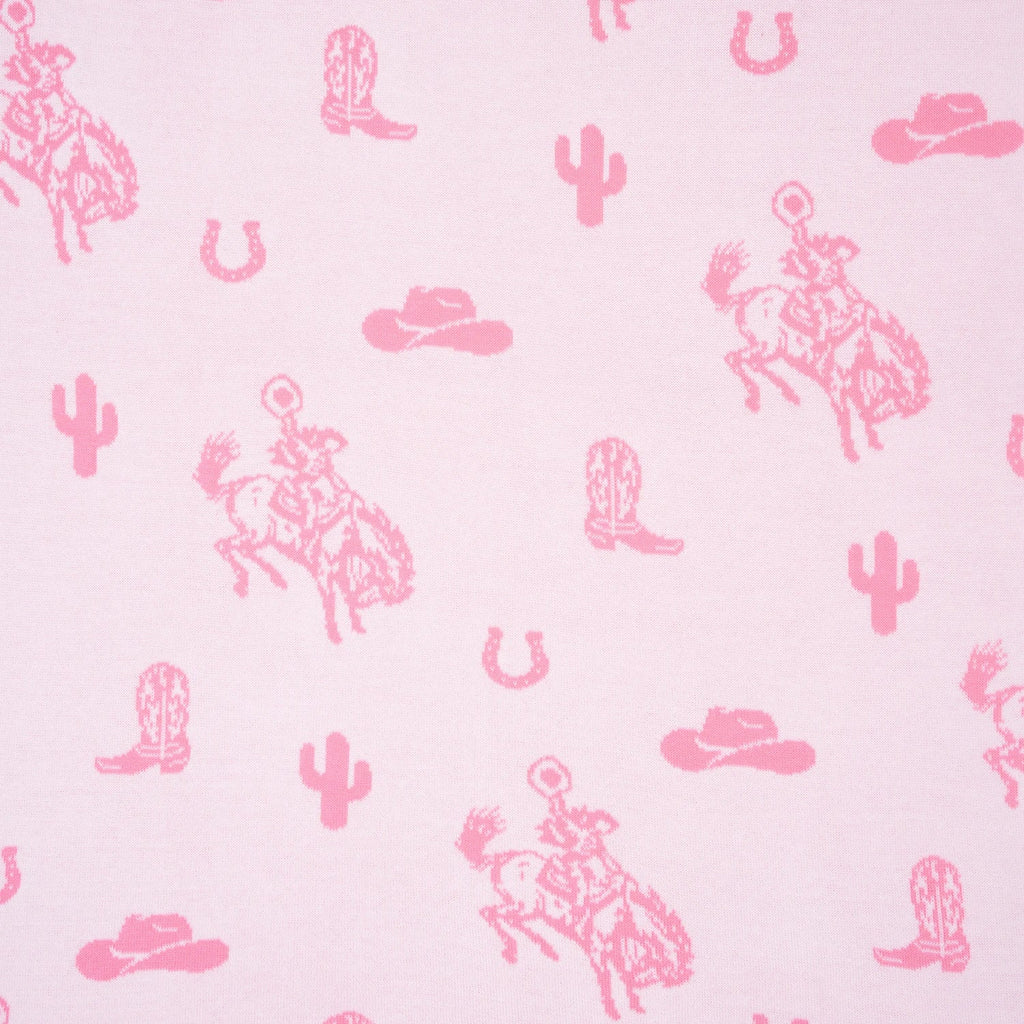 Cowgirl Jacquard Knit Baby Blanket
