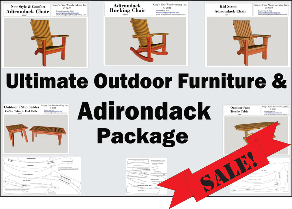 Total Outdoor Furniture & Adirondack Package Classic Style