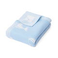 Whale Jacquard Knit Baby Blanket