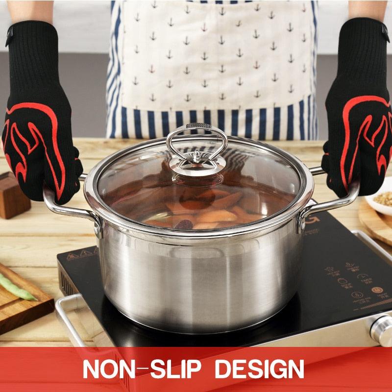 BBQ Oven Gloves High Temperature Resistance