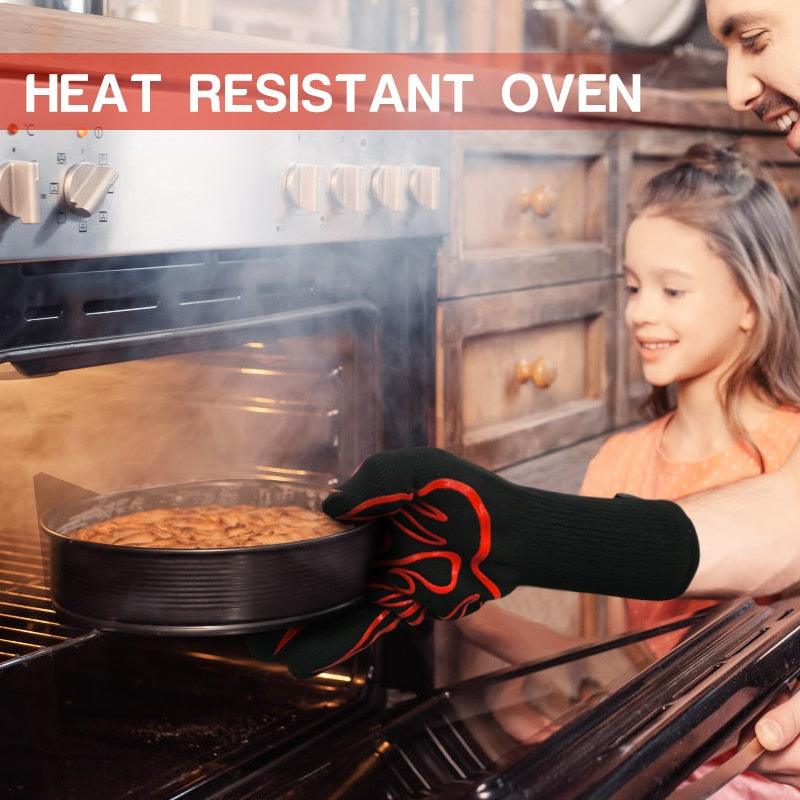 BBQ Oven Gloves High Temperature Resistance