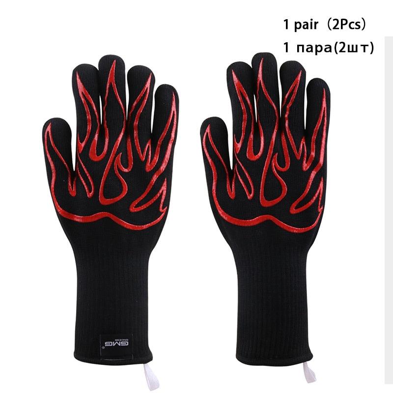 BBQ Oven Gloves High Temperature Resistance