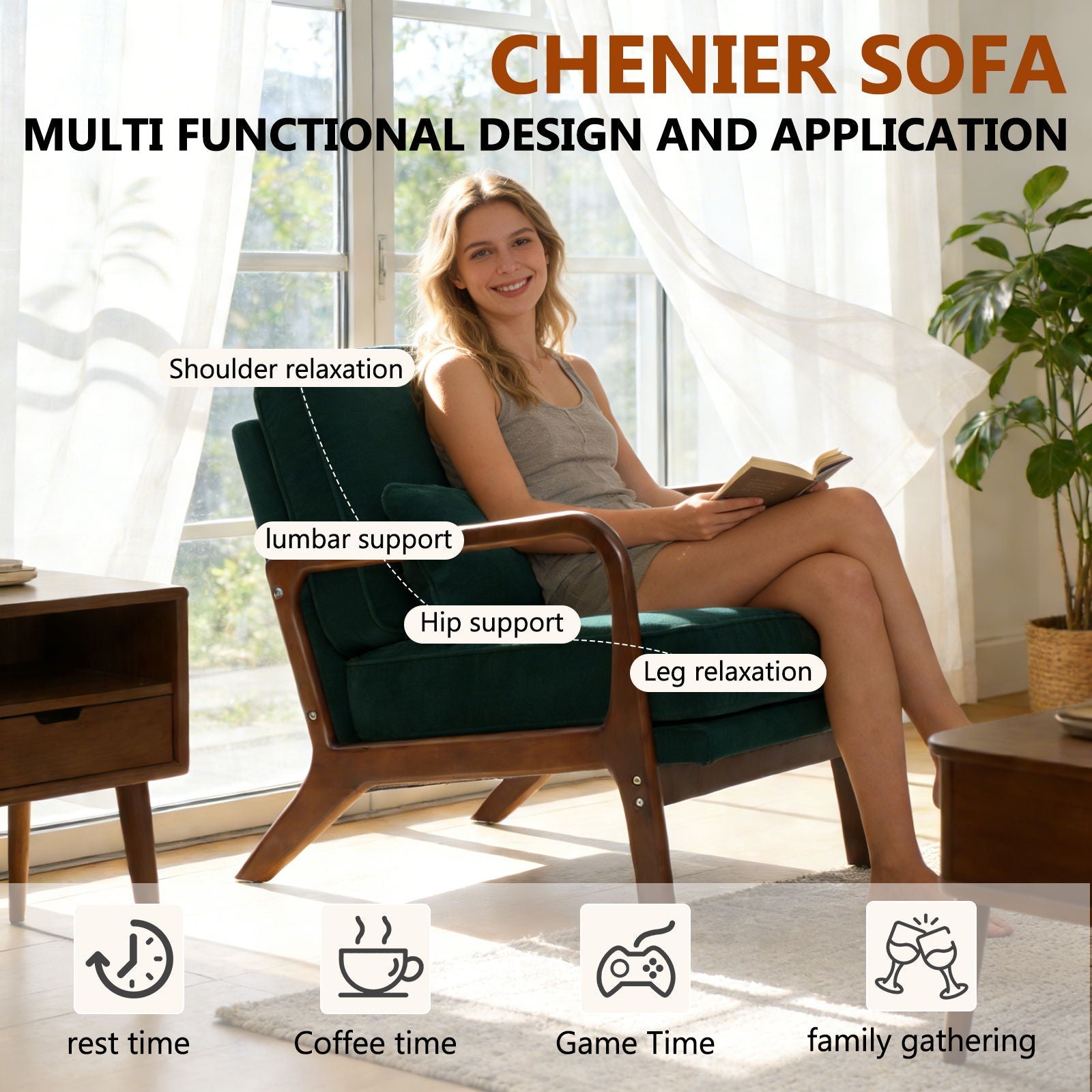 Upholstered Living Room Chair