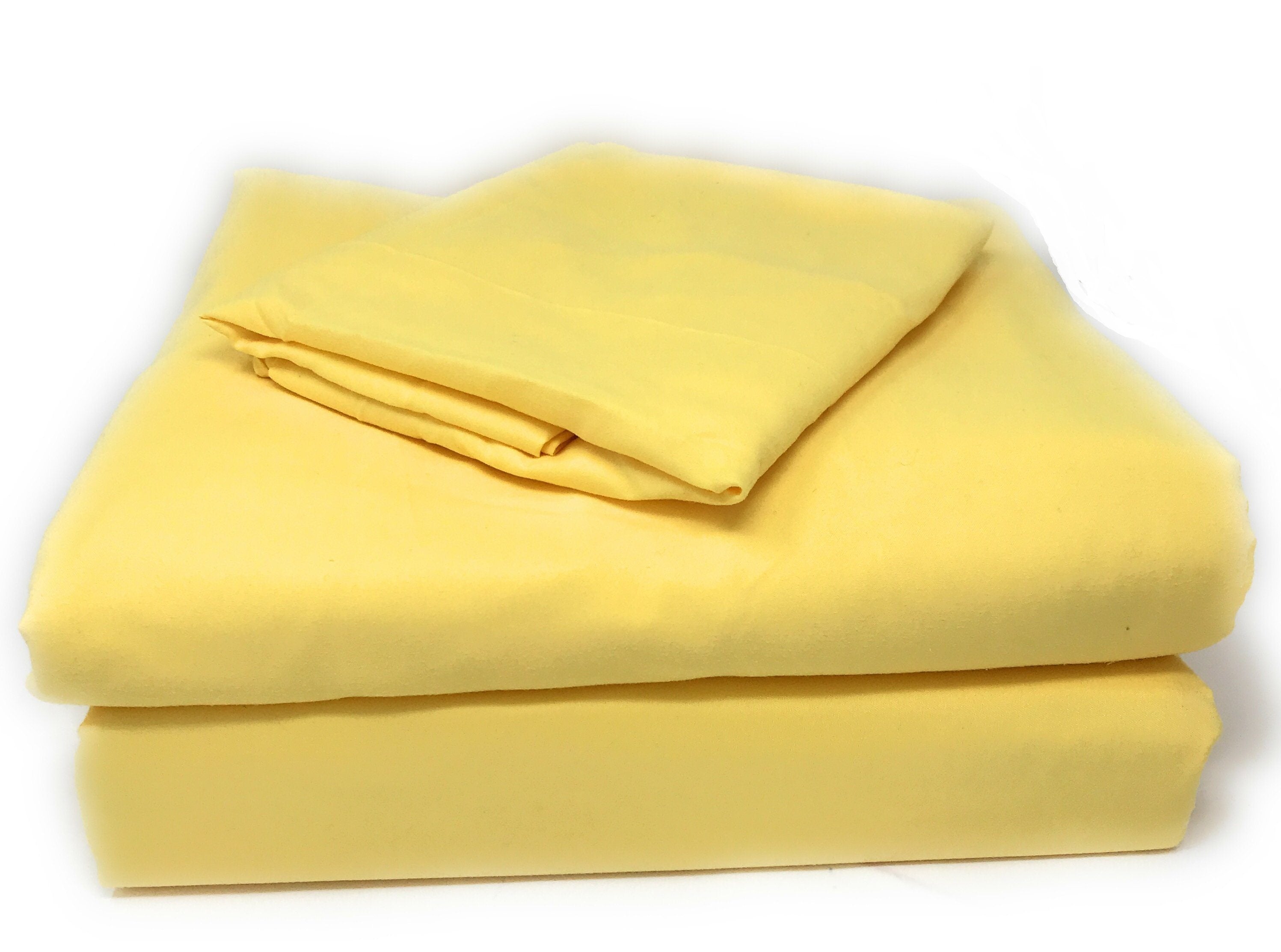 Tache Microfiber Sunny Yellow Bed Sheet Set (404-YS-BSS)