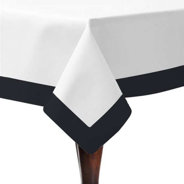 Border Frame 40% Poly 60% Cotton Table Cloth