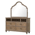 1 Piece Dresser, Dovetail Drawers, Bedroom Furniture - Oak / Rustic