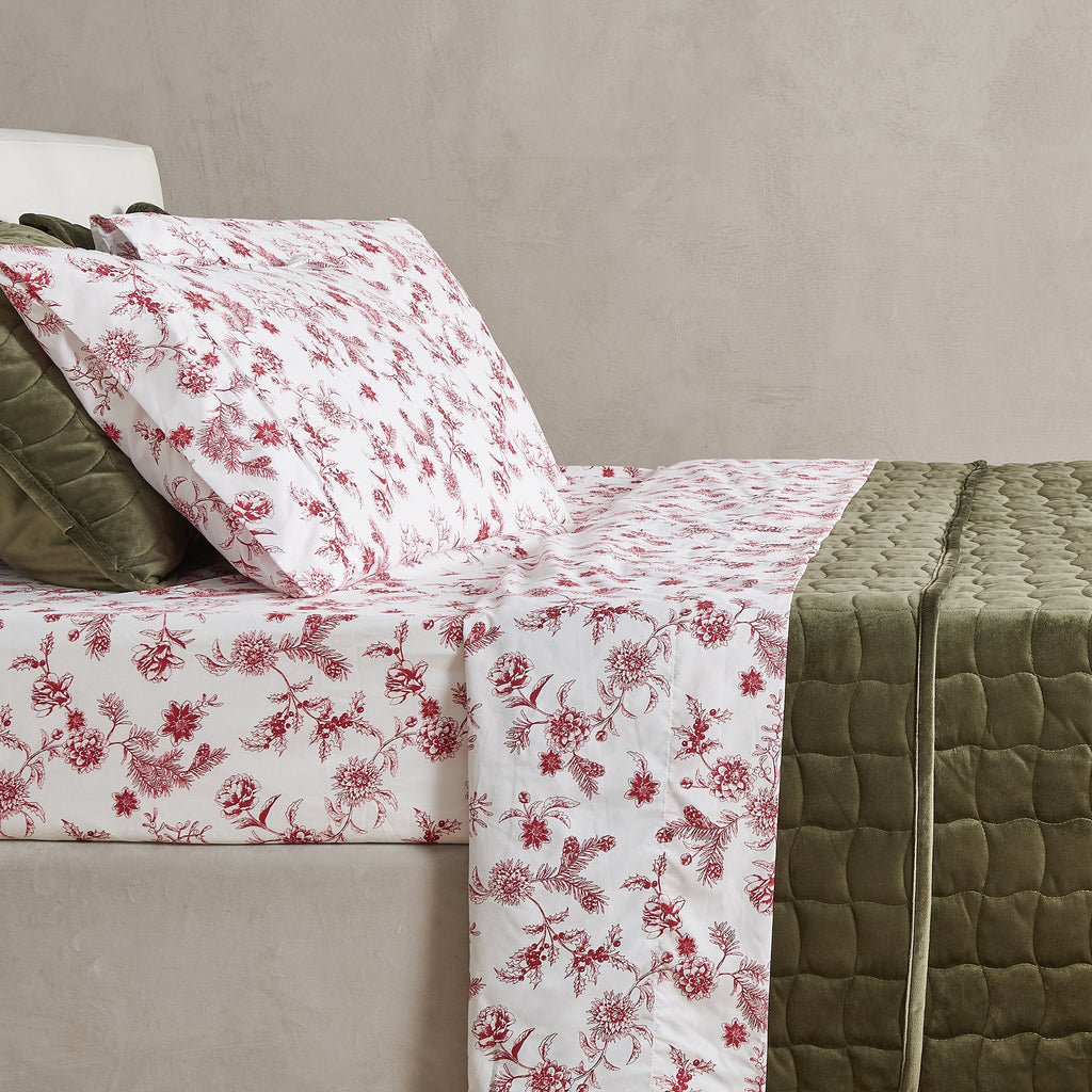 Watercolor Floral Sheet Set - Delia Collection