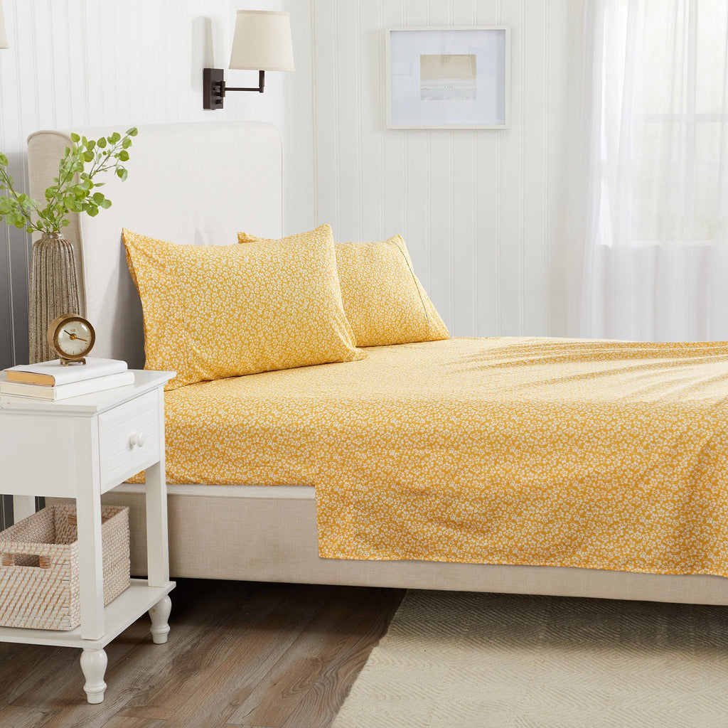 Watercolor Floral Sheet Set - Delia Collection