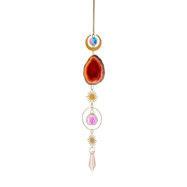 Crystal Sun Catcher Pendant Wind Chime Home Decor