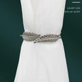 Curtain Tieback High Quality Holder Hook Buckle Clip Pretty and Fashion Polyester Decorative Home Accessories Magnetic Decorative Drapes Holdbacks Curtain Tiebacks Clips