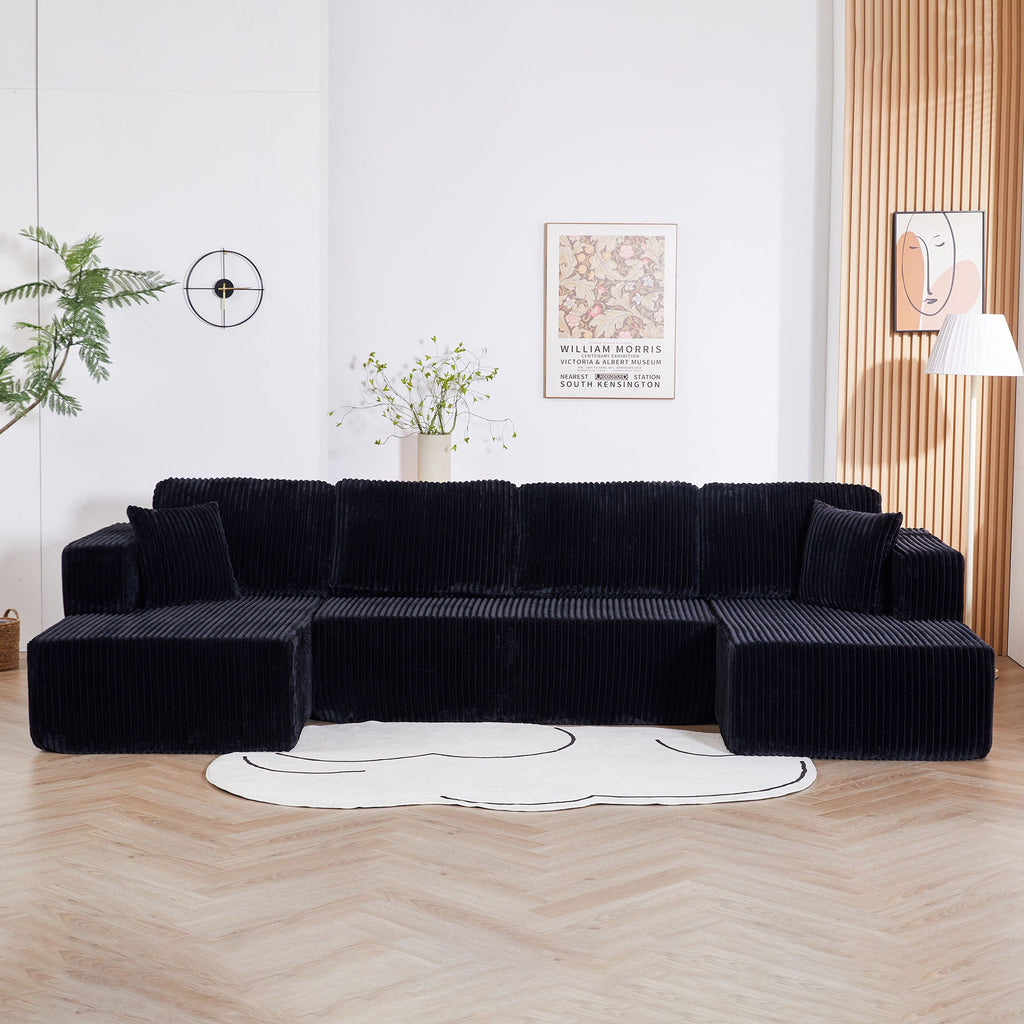 U-Shape Modular Sectional Sofa For Living Room