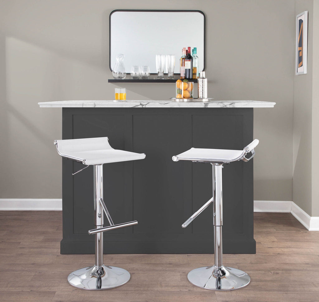 Mirage Ale - Contemporary Adjustable Bar Stool