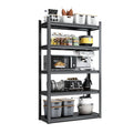72"H 5 Tier Metal Shelves for Storage Garage Shelving 2000LBS Heavy Duty Storage Shelves AdjustableRack,35.4"W*15.7"D*72"H,Black