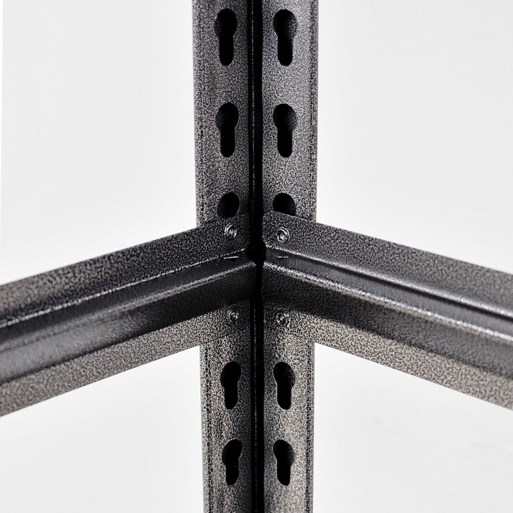 72"H 5 Tier Metal Shelves for Storage Garage Shelving 2000LBS Heavy Duty Storage Shelves AdjustableRack,35.4"W*15.7"D*72"H,Black