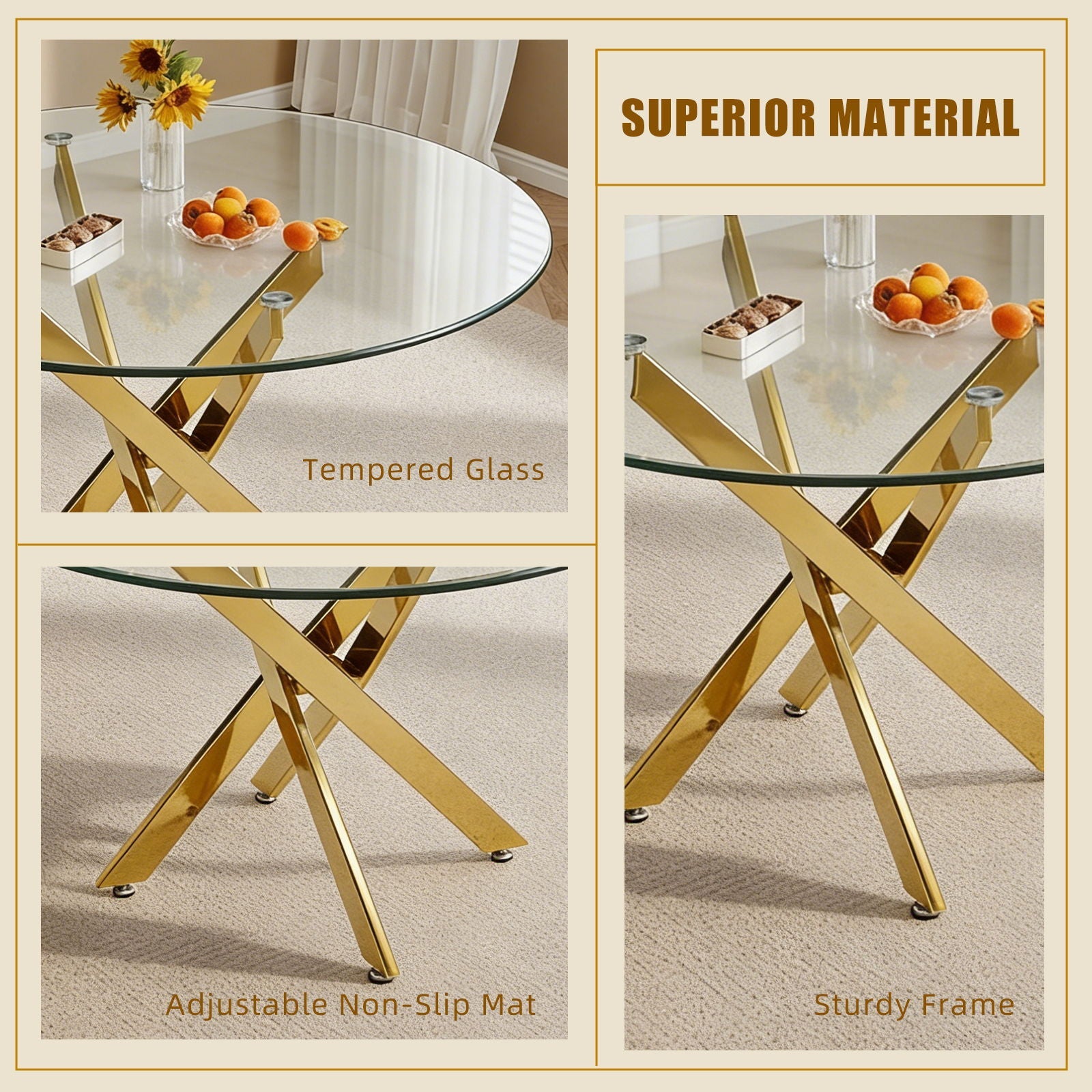 Modern Round Table For Dining Room
