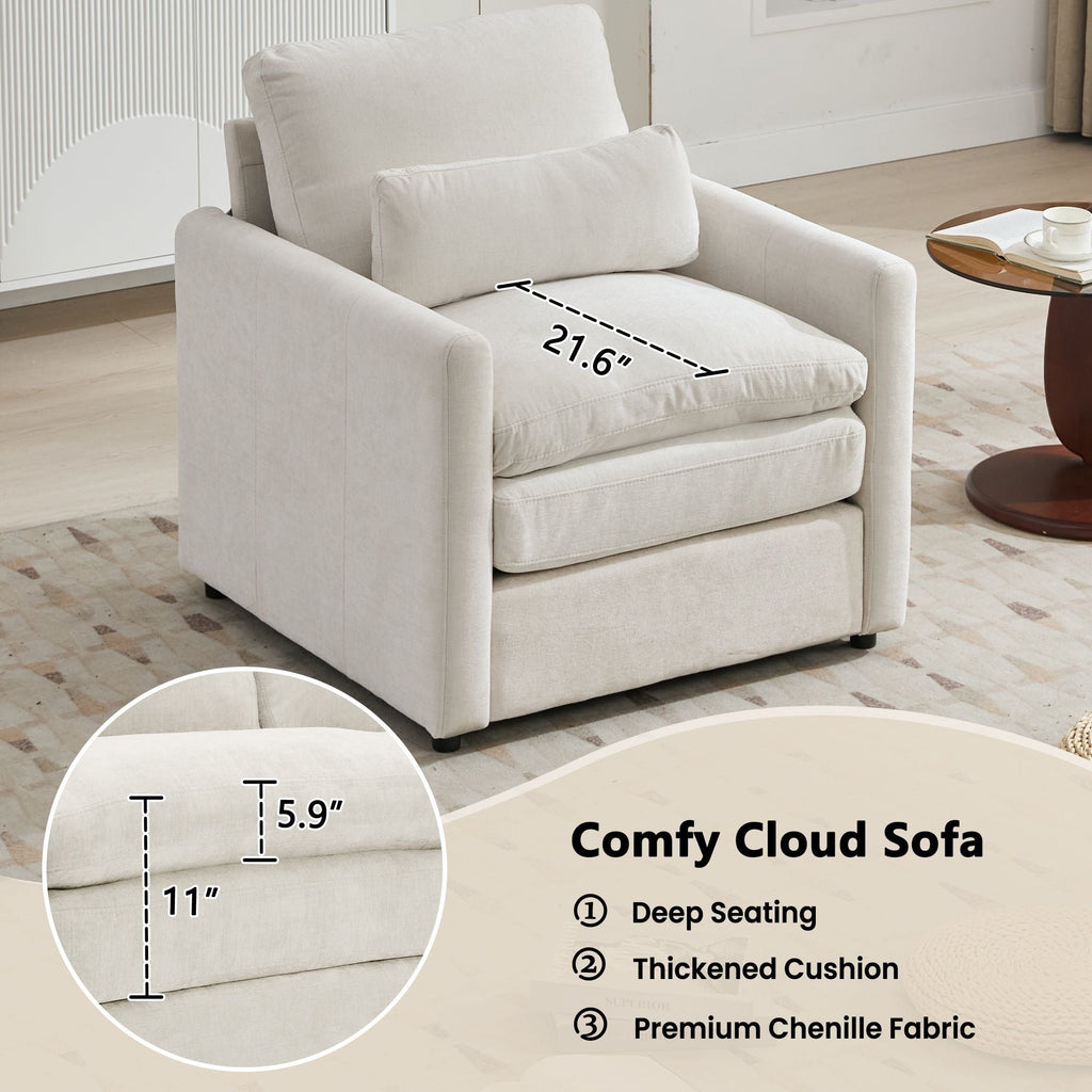 Cloud Sofa Set Couch For Living Room