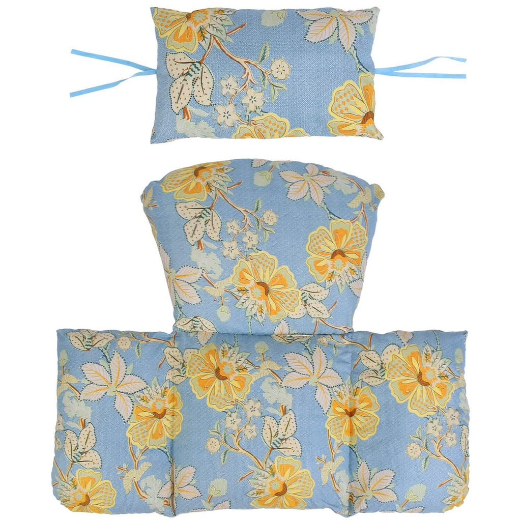 Egg Chair Hanging Basket Seat Soft Cushion with Headrest