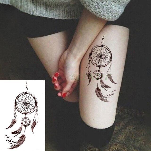 Elegant Waterproof Temporary Butterfly Sticker Tattoo Fake  Halloween Party Tattoo For Woman Girls