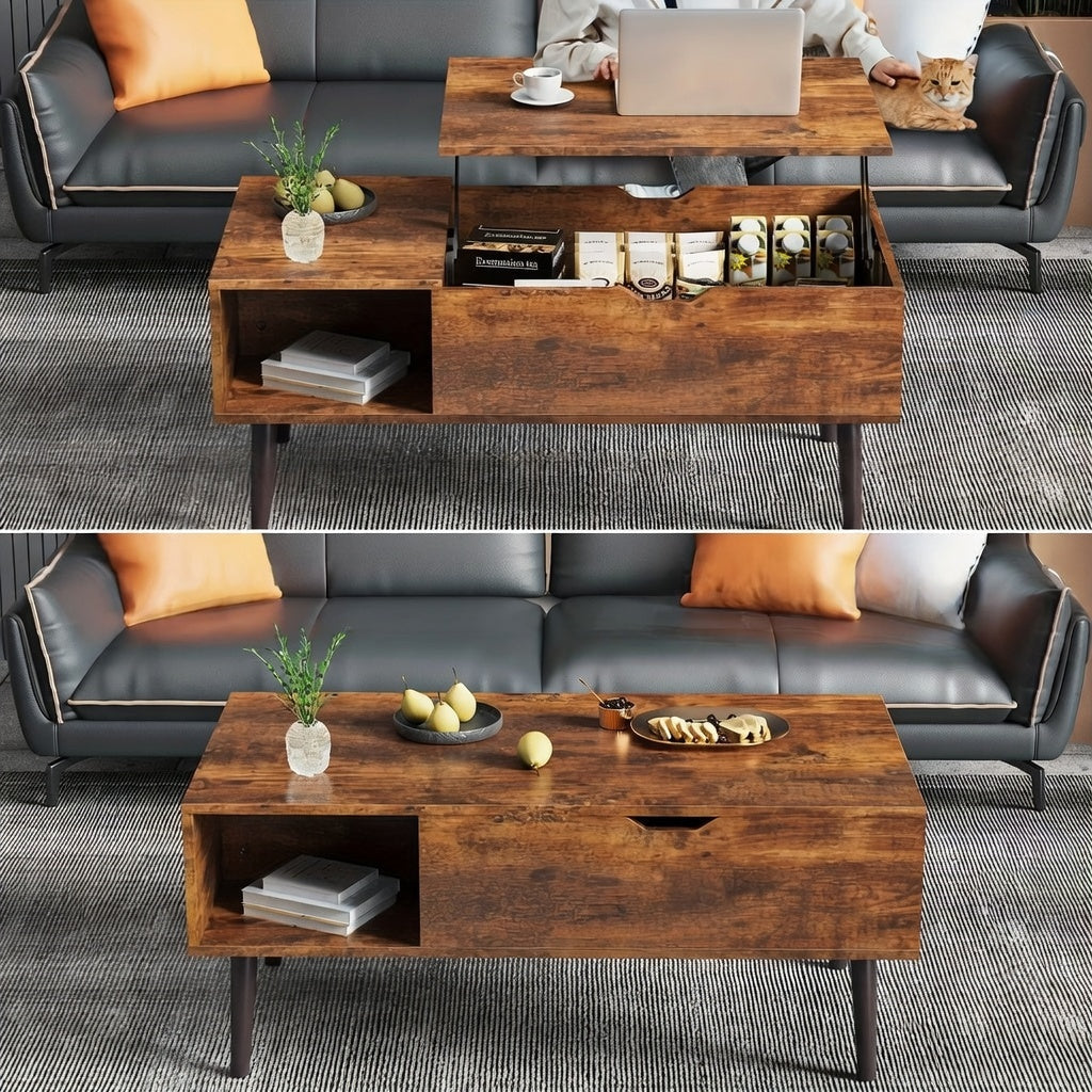 Lift Top Coffee Table with Storage,
