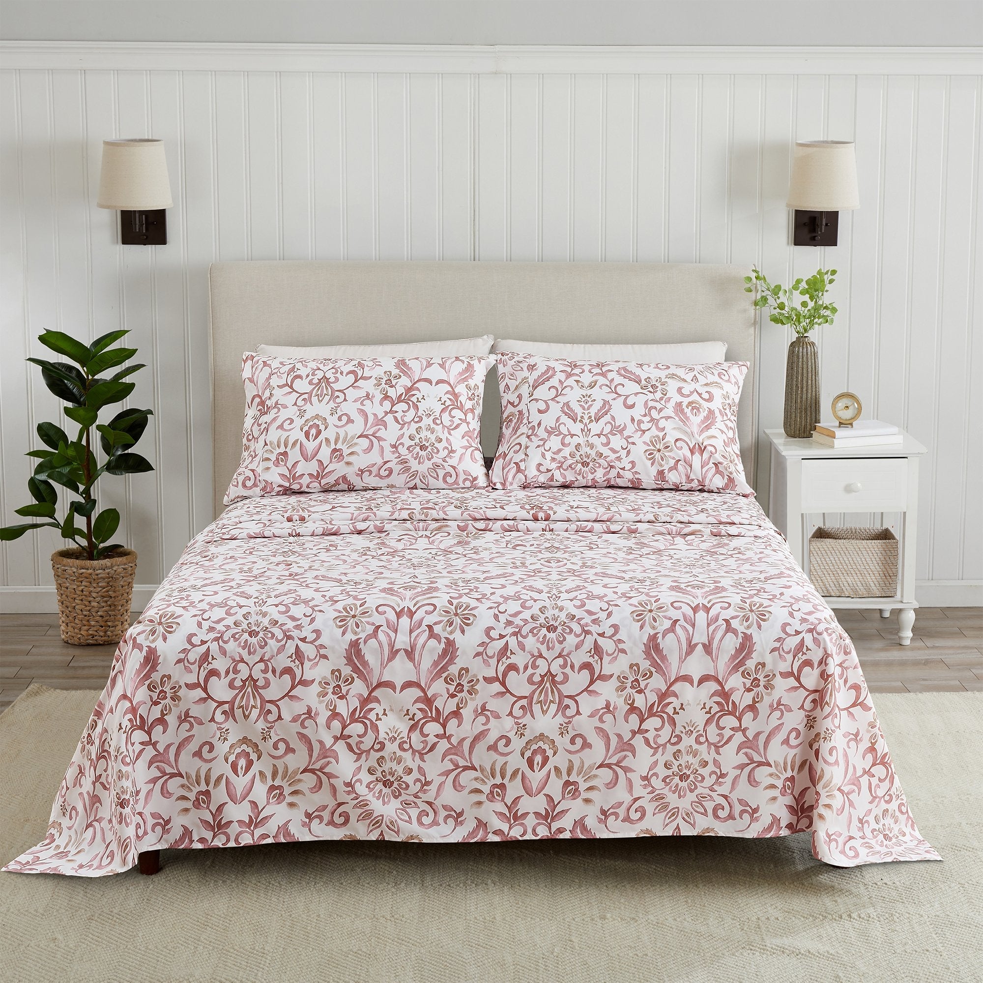 Watercolor Floral Sheet Set - Delia Collection