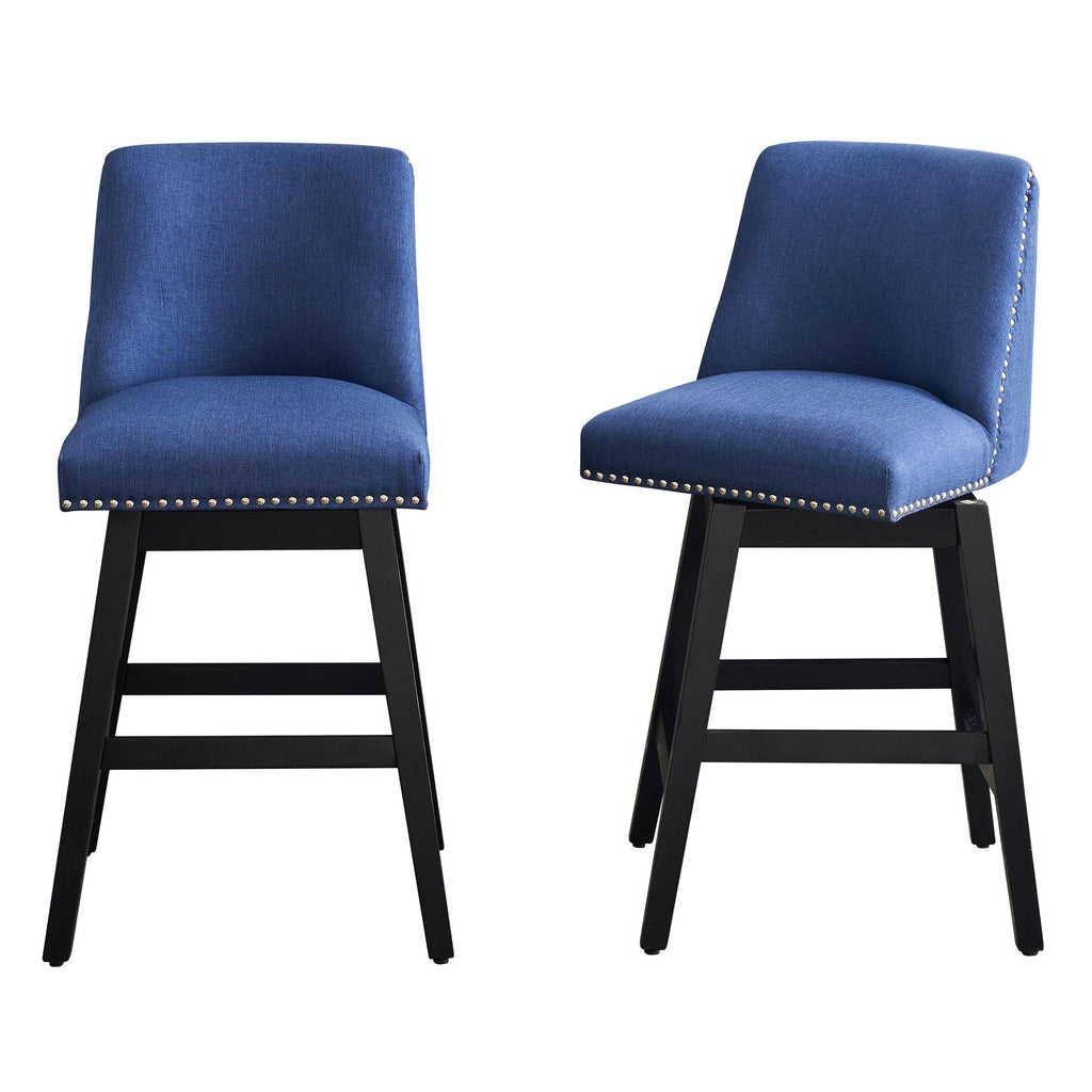 Upholstered Swivel Bar Stool