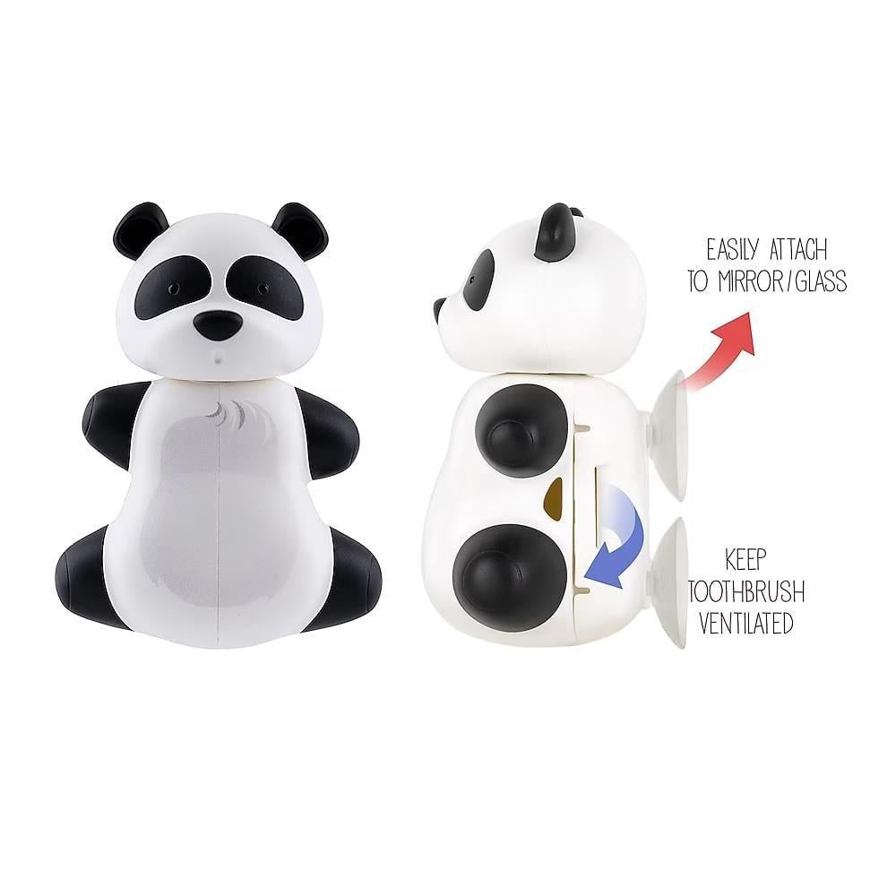 Flipper Fun Elephant Toothbrush Holder - Hygienic Storage for Kids, Bathroom Organization